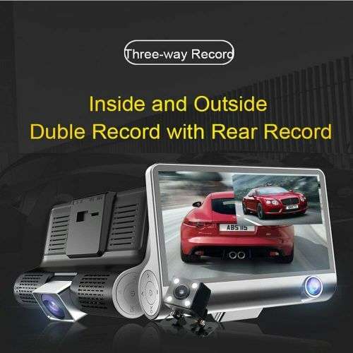 1080P Dual Lens HD Car DVR Rearview Video Dash Cam Recorder Camera G-Sensor