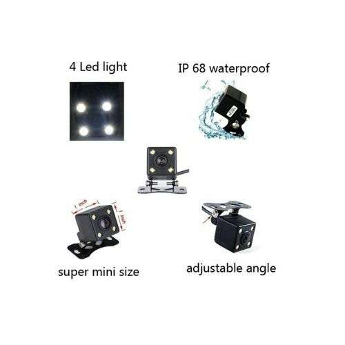 1080P Dual Lens HD Car DVR Rearview Video Dash Cam Recorder Camera G-Sensor