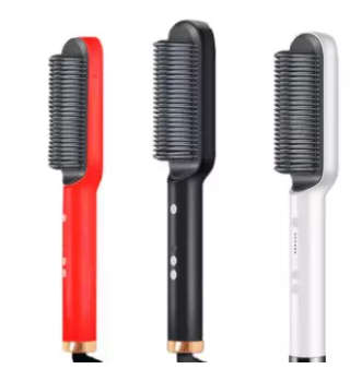 Hair Straightener Brush Ceramic Hair Straightening Brush