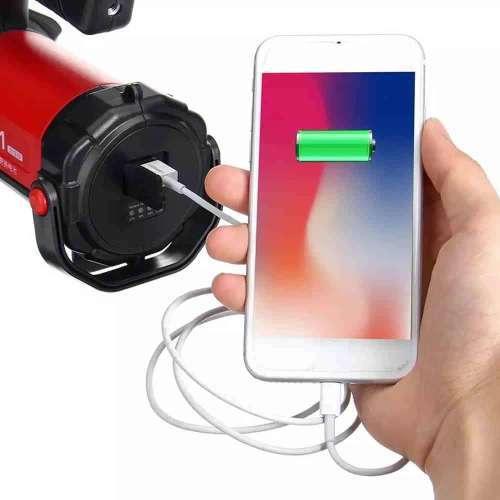 Multifunctional Searchlight With Tube Rechargeable Camping Light