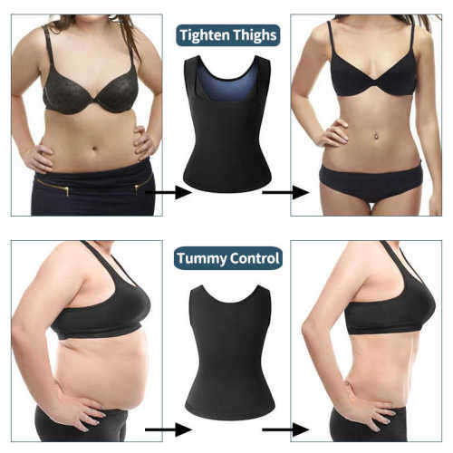 Women Sweat Sauna Waist Trainer Body Shaper Slimming Weight Loss Shapewear