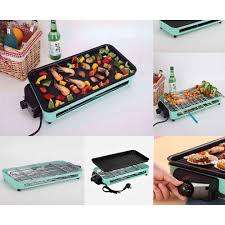 Electric BBQ Grill Double Purpose