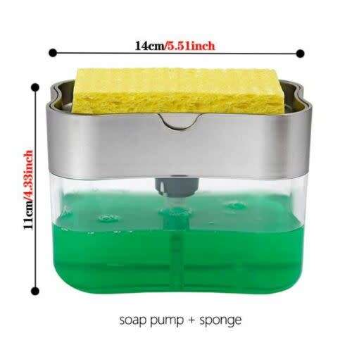 Soap Dispenser Soap Pump Sponge Caddy