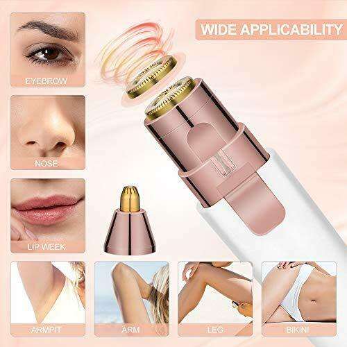 2 In 1 Battery Operated Eyebrow Trimmer Shaver for Women