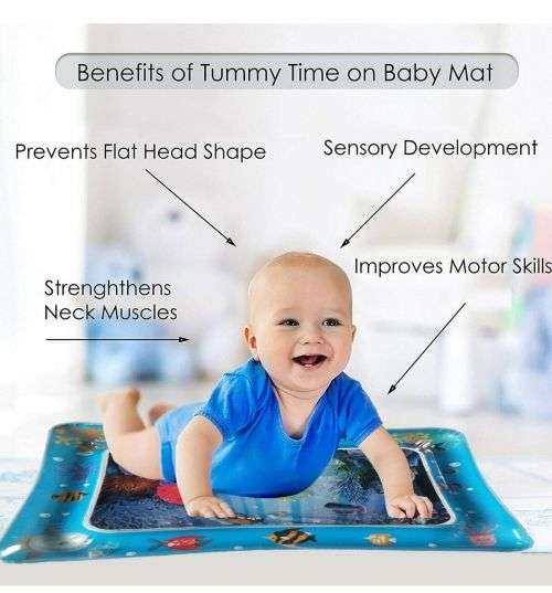 Baby Inflatable Aquarium Toy Water Playing Mat Tummy Time Water Cushion