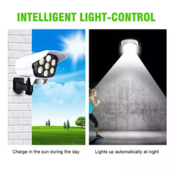 Solar Light Remote Control Fake Camera Sensor Street Lamp Wall Lamp Garden Lamp