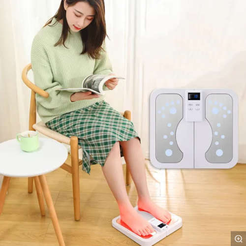 Electric Intelligent Timing Foot Heat Massager with LCD Remote Control