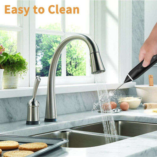 Electric Mixer Milk Frother Handheld USB Rechargeable Drink Foam Maker 3-Speed