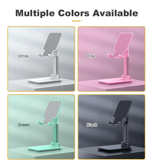Tablet Phone Holder Desk For iPhone Desktop Tablet Foldable Adjustable