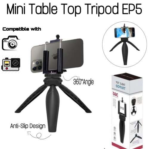Tripod Mini + U Holder Table Top Tripod Serbaguna EP5 Tripod