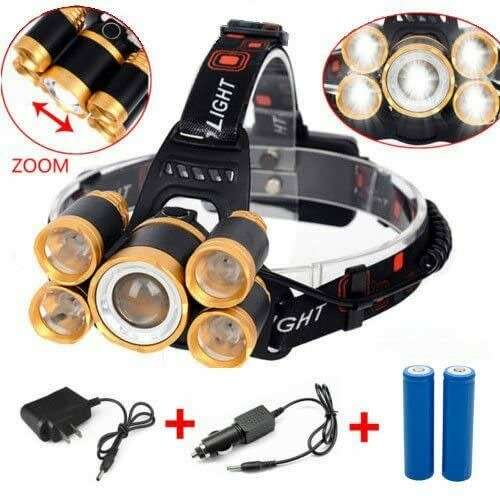 Five Light Source Zoom Headlamp