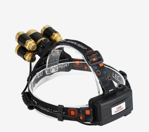 Five Light Source Zoom Headlamp