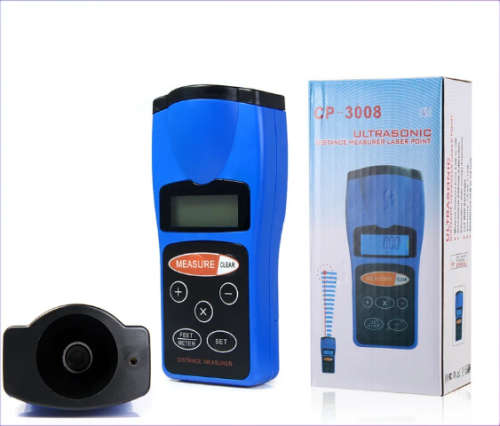 CP-3008 Ultrasonic Distance Measurer Laser Point Range Finder LCD Display