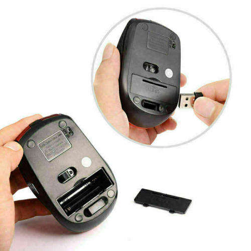 Wireless Mice Cordless Optical Mouse& USB Receiver For PC Laptop Computer