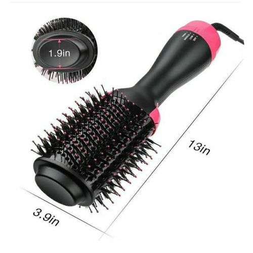 Magic 3-in-1 Hair Brush Hot Air Dryer Volumizer Blower Straightener Curl