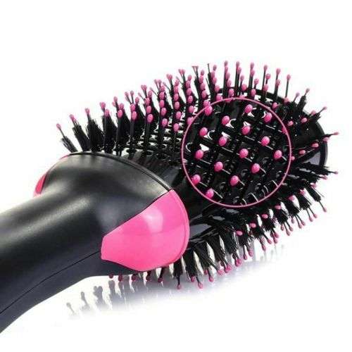 Magic 3-in-1 Hair Brush Hot Air Dryer Volumizer Blower Straightener Curl