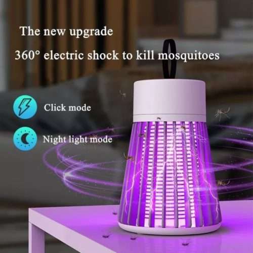 Outdoor Mosquito Killer Lamp USB Bug Zapper Electric for Bedroom Livingroom Patio Camping
