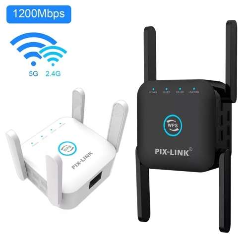 5 GhzWireless Wifi Extender 1200Mbps Wi-Fi Amplifier 802.11N Long Range Wifi Signal Booster 2.4G
