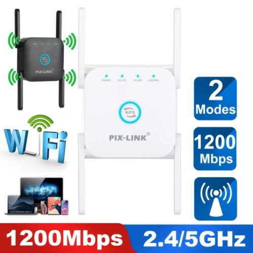 5 GhzWireless Wifi Extender 1200Mbps Wi-Fi Amplifier 802.11N Long Range Wifi Signal Booster 2.4G