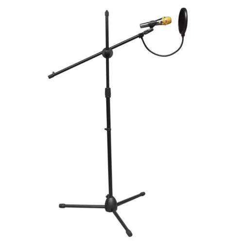 Professional Swing Boom Floor Metal Stand Microphone Holder