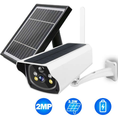 Low Power Consumption Camera Outdoor WiFi Home Security Camera With Solar Panel