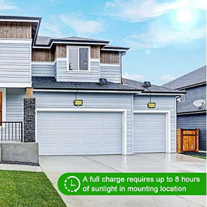 Solar Light Motion Sensor Waterproof Outdoor Path Night Lighting Lamp 8 COB