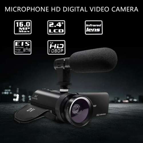 16MP DV Audio Professional Digital Video Camera Camcorder With Microphone Machine
