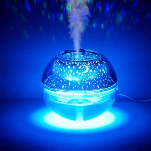 Usb Essential Oil Diffuser 500ml Ultrasonic Humidifier Colorful Led Purifier Projector Light