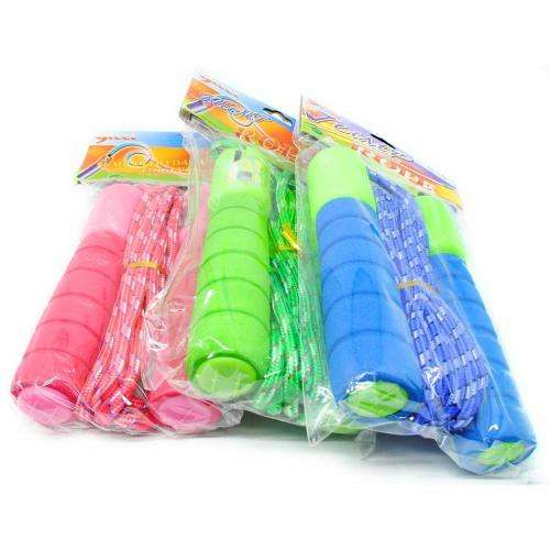 Counting Jump Rope Sponge Handle Adjustable Sports Fitness Skipping Rope