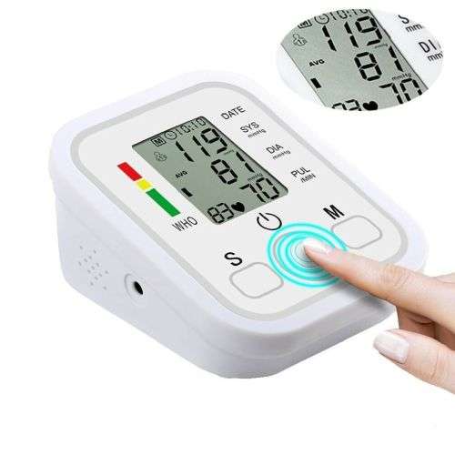 Digital Home Healthcare Upper Arm Electronic Blood Pressure Monitor