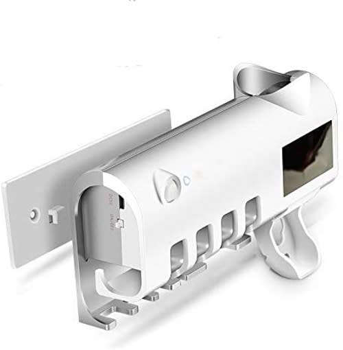 Sterilizing Toothbrush Holder & Toothpaste Dispenser