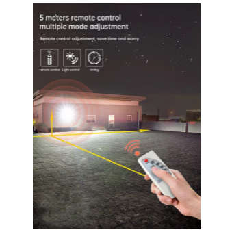 GD-8625 Solar Flood Light Outdoor Waterproof with Remote