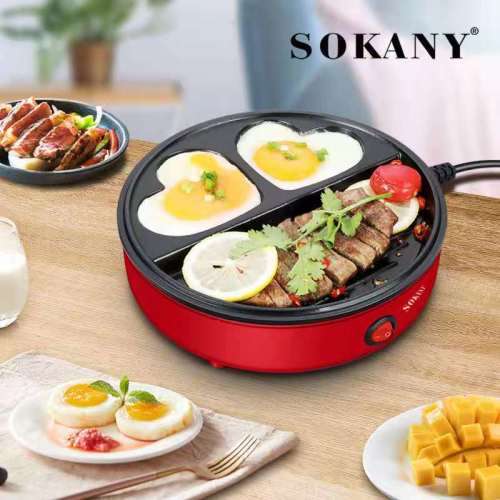 Home Sandwich Maker Barbecue Machine Omelette Pan 3 in 1 Electric grill