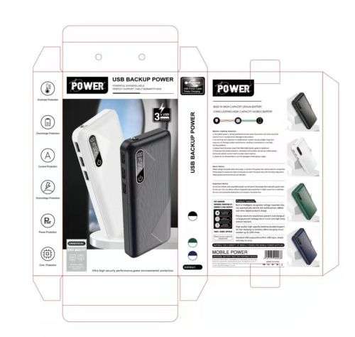 3 USB Portable Mobile Power Bank Mobile Phone Power Bank