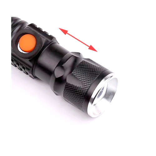 MINI Torch Multifunction Flashlight 6W Led USB Rechargeable