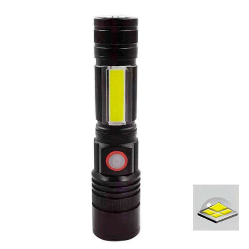 MINI Torch Multifunction Flashlight 6W Led USB Rechargeable