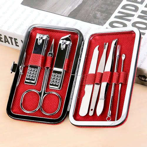 Stainless Steel Manicure Pedicure Kit Nail Clippers Set All in One Beauty Care Tools