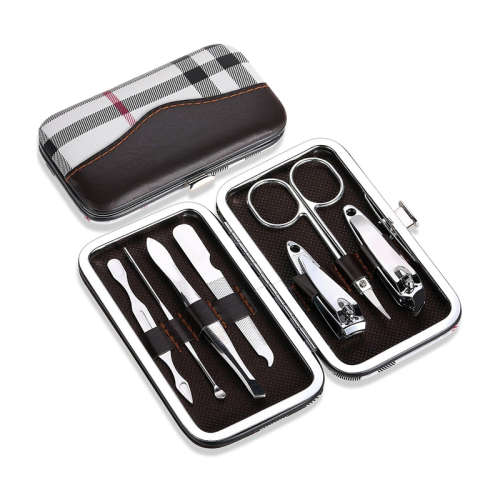 Stainless Steel Manicure Pedicure Kit Nail Clippers Set All in One Beauty Care Tools