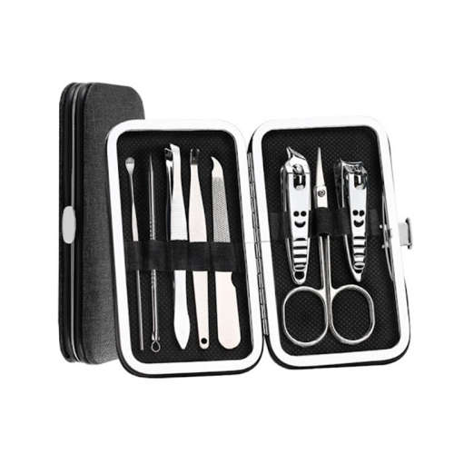 Stainless Steel Manicure Pedicure Kit Nail Clippers Set All in One Beauty Care Tools