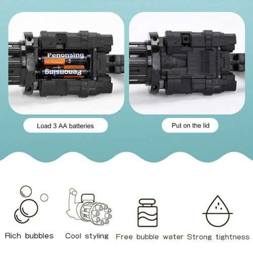 Electric Bubble Gun Soap Bubbles For Children Magic Bubble Outdoor Toys