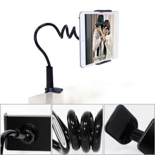 Flexible Long Arms Lazy Stand Clip Holder For Tablet