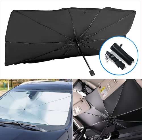 Foldable Car Windshield Sun Shade Umbrella Front Window Cover Visor Sunshade