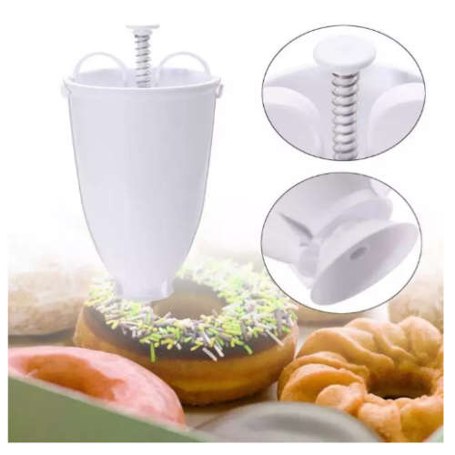 Manual Donut Dispenser Plastic Lightweight Waffle Donut Maker