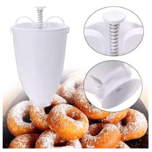 Manual Donut Dispenser Plastic Lightweight Waffle Donut Maker