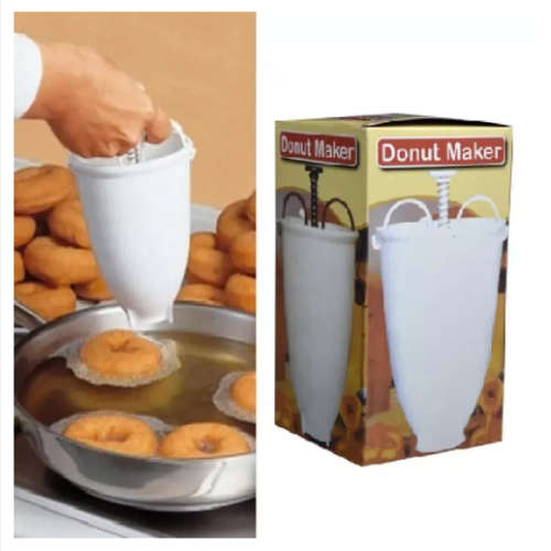 Manual Donut Dispenser Plastic Lightweight Waffle Donut Maker