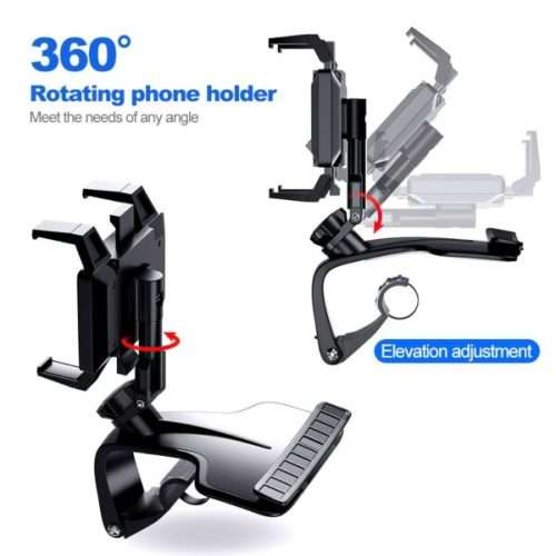 360 Degree Swivel Phone Mount Gravity Car Holder With Smartphone GPS Support