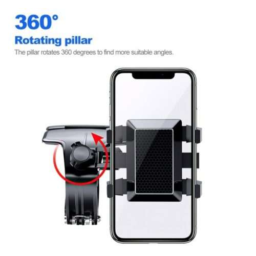 360 Degree Swivel Phone Mount Gravity Car Holder With Smartphone GPS Support