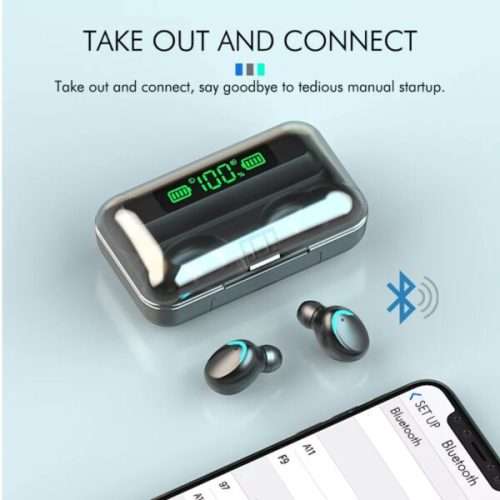 F9 Bluetooth Wireless Earphones