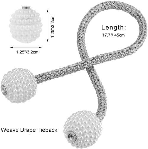 Curtain Tiebacks Holder Decorative Rope Holdback Holder