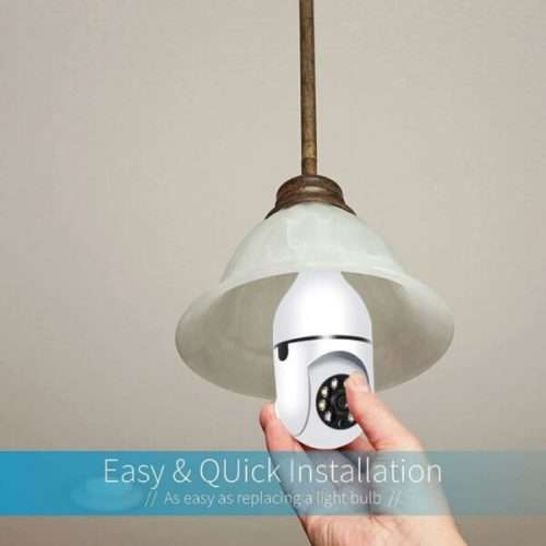 2MP Mini Plus Security Surveillance IP Camera With E27 Bulb